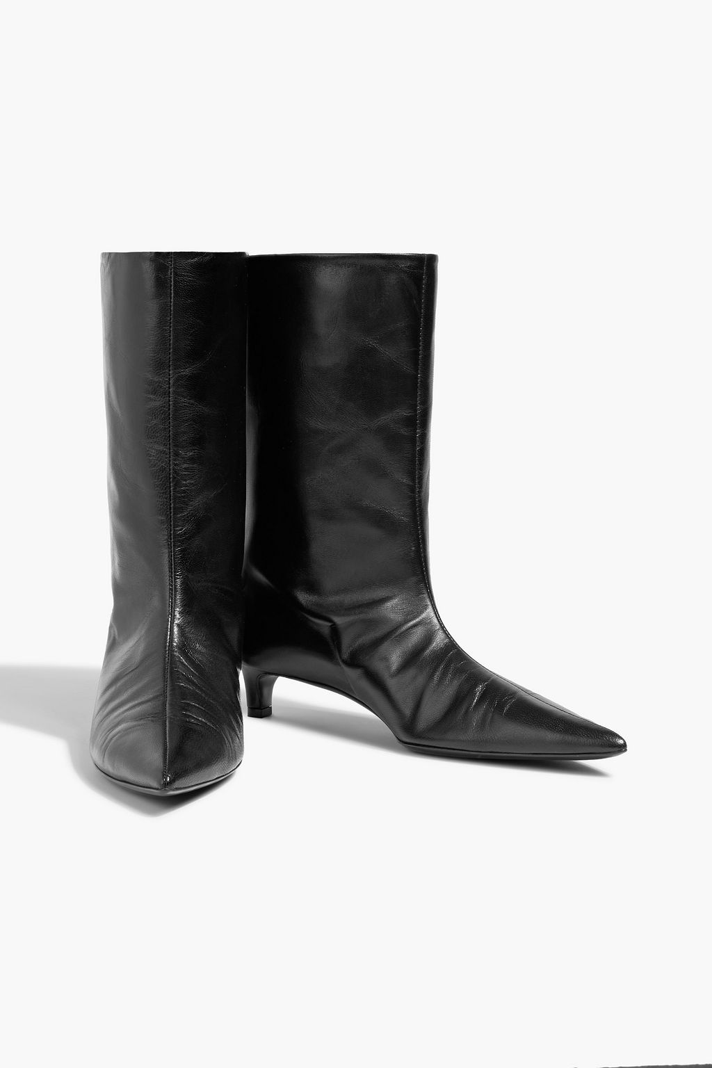 JIL SANDER Leather ankle boots