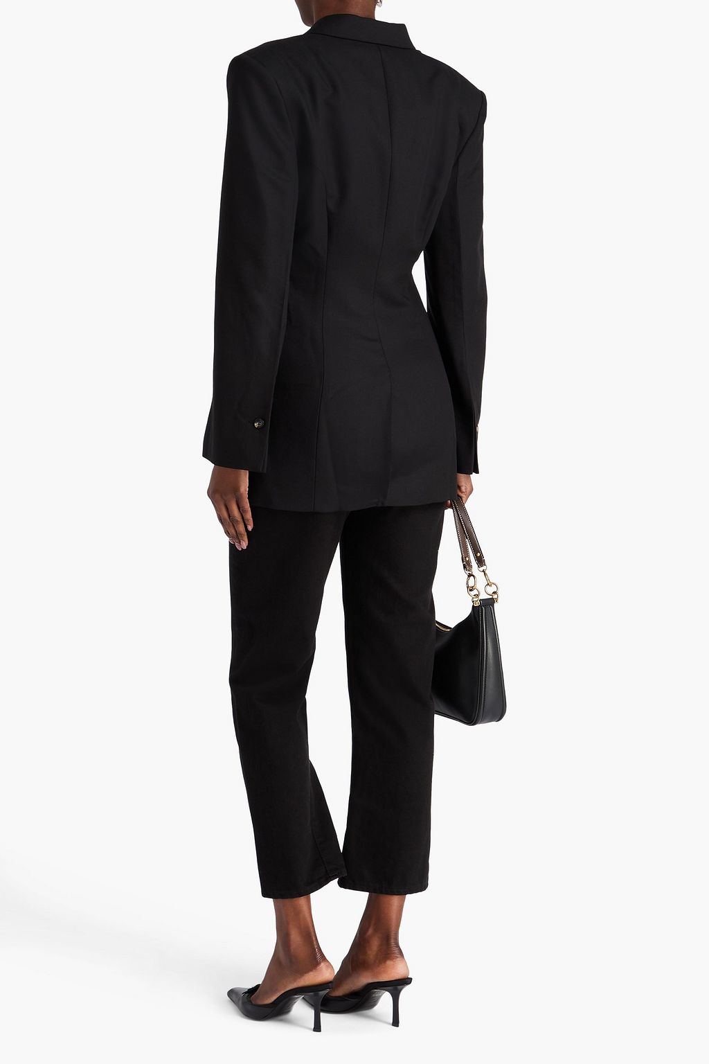 DAY BIRGER ET MIKKELSEN Double-breasted pinstriped linen-blend twill blazer