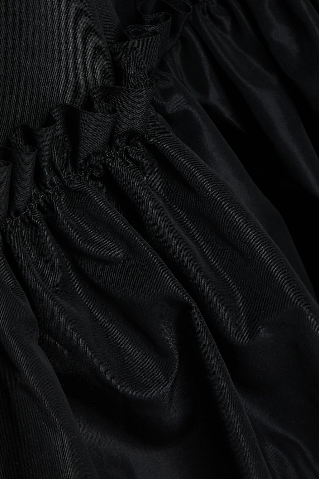 THE VAMPIRE'S WIFE The Endurance strapless tiered taffeta midi dress
