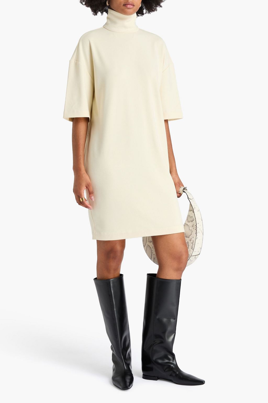 DAY BIRGER ET MIKKELSEN Vivien jersey turtleneck mini dress