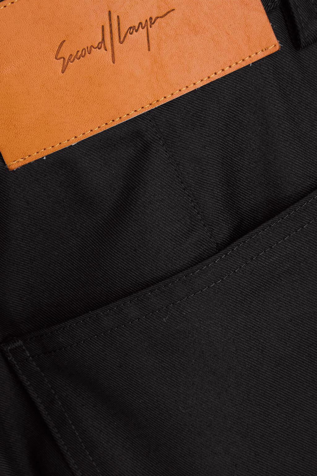 SECOND / LAYER Valluco cotton-blend twill pants
