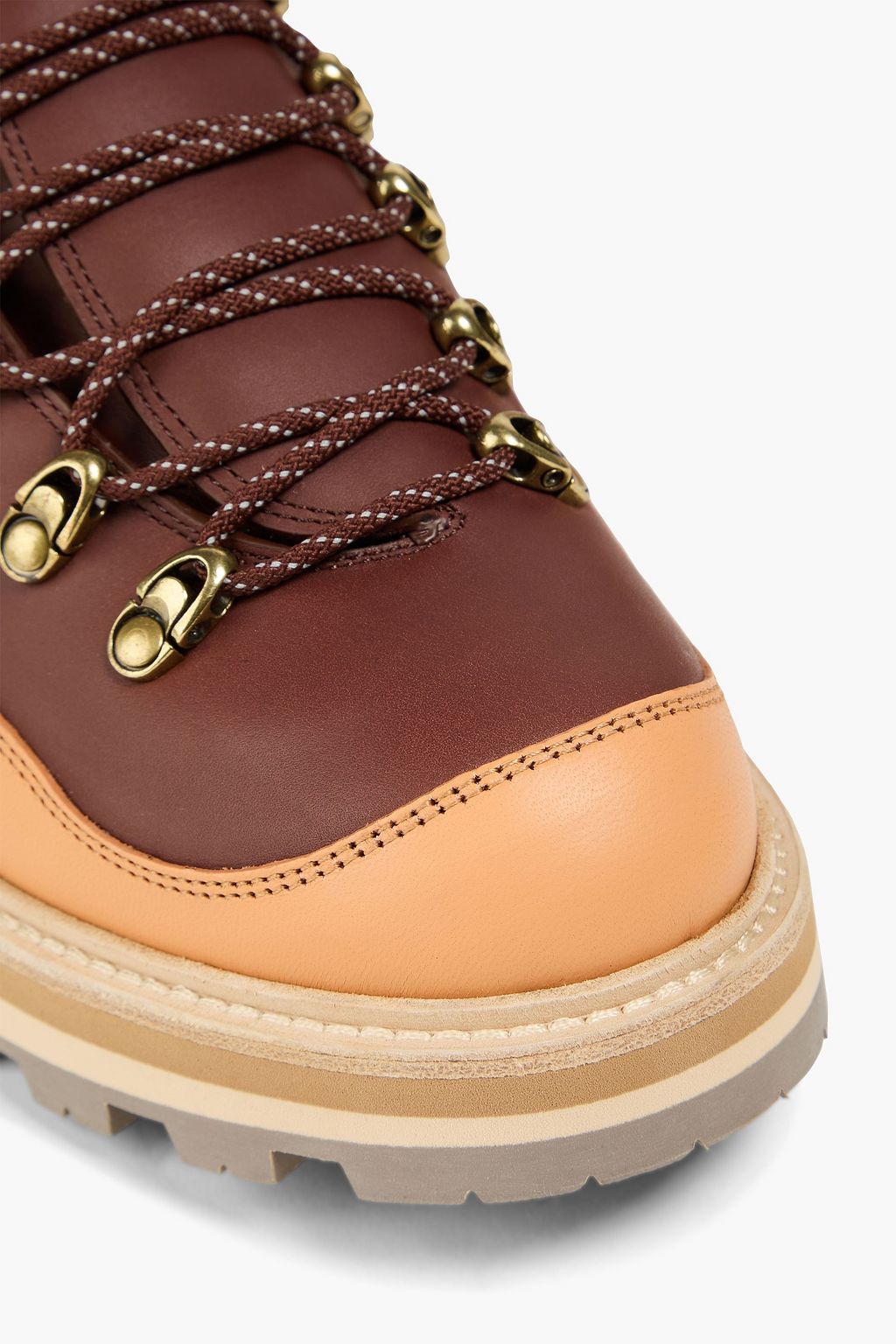 8 MONCLER PALM ANGELS Wanderstiefel „Peka 305“ aus Leder