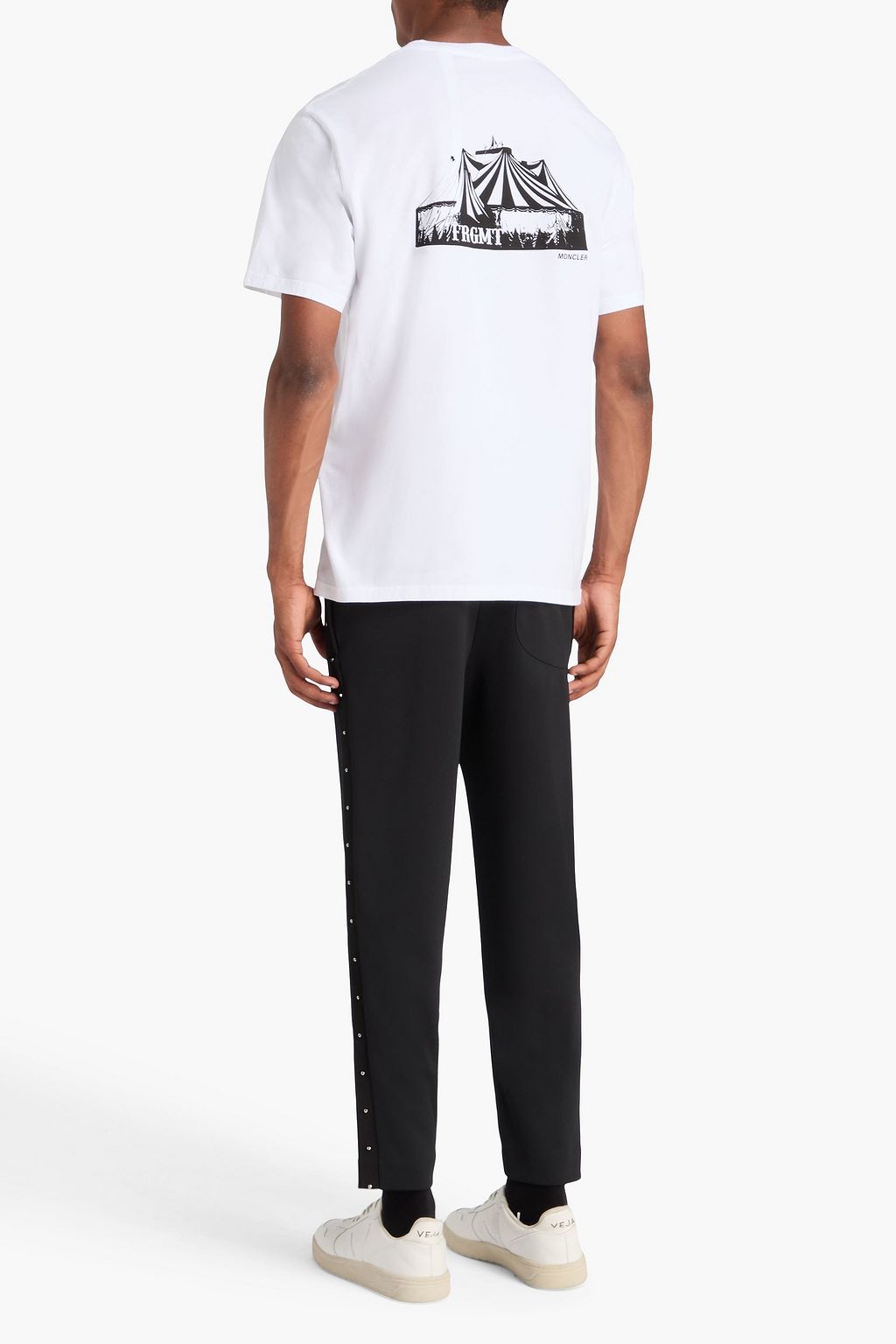 MONCLER X FRGMT BY HIROSHI FUJIWARA コットンジャージー Tシャツ プリント入り
