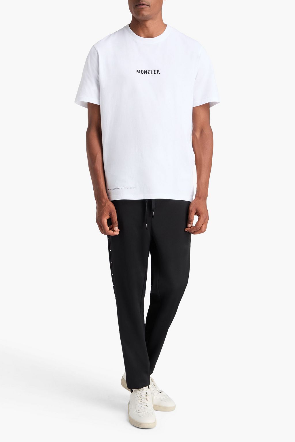MONCLER X FRGMT BY HIROSHI FUJIWARA コットンジャージー Tシャツ プリント入り