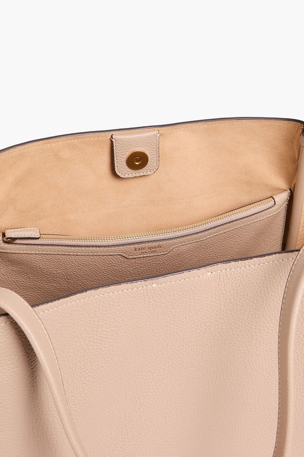 KATE SPADE NEW YORK حقيبة توت جراميرسي من الجلد المُحبّب
