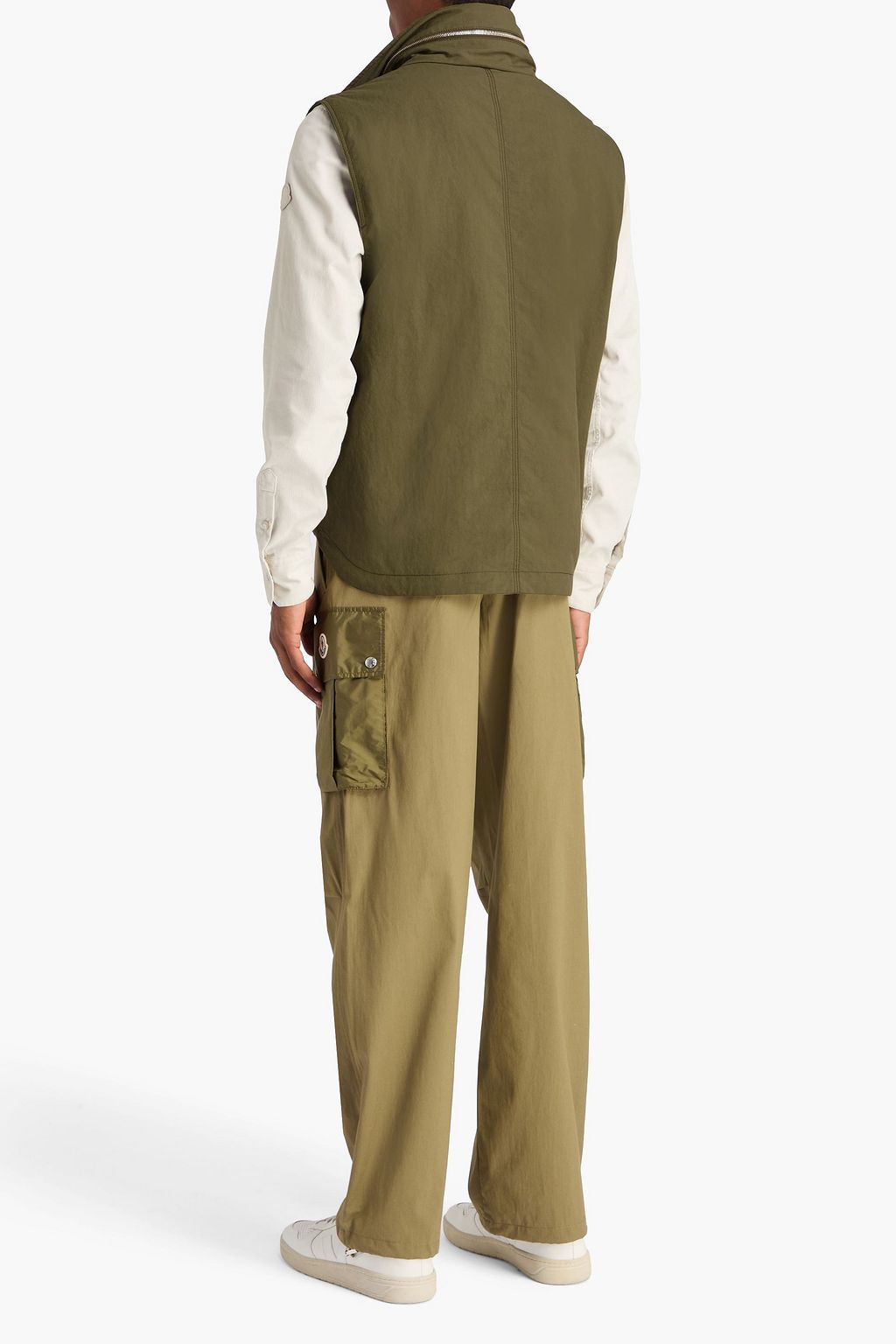 1 MONCLER JW ANDERSON Appliquéd cotton-blend shell vest