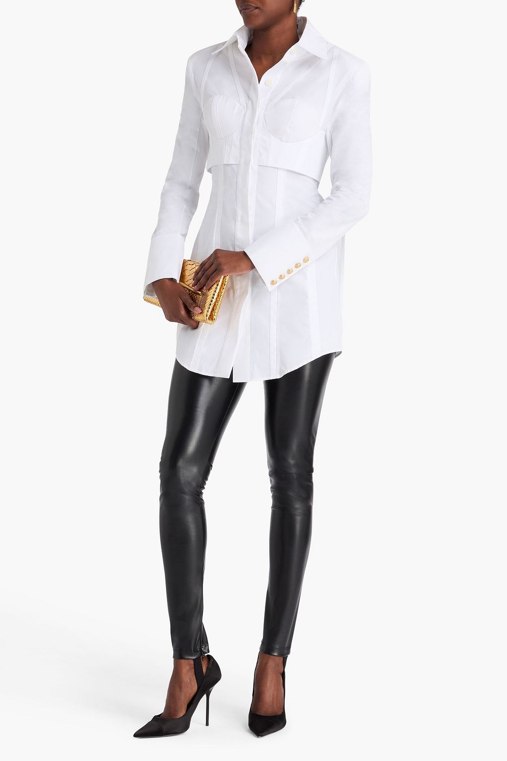 BALMAIN Cotton-poplin shirt