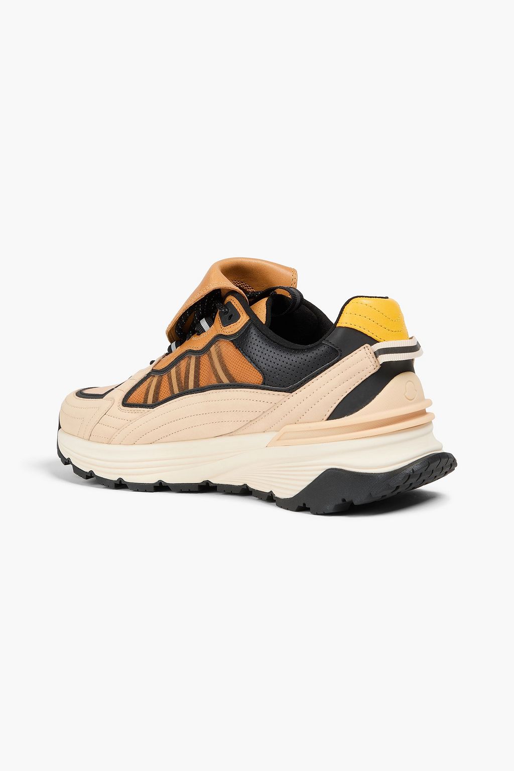8 MONCLER PALM ANGELS Lite Runner コーティングキャンバス&レザー スニーカー