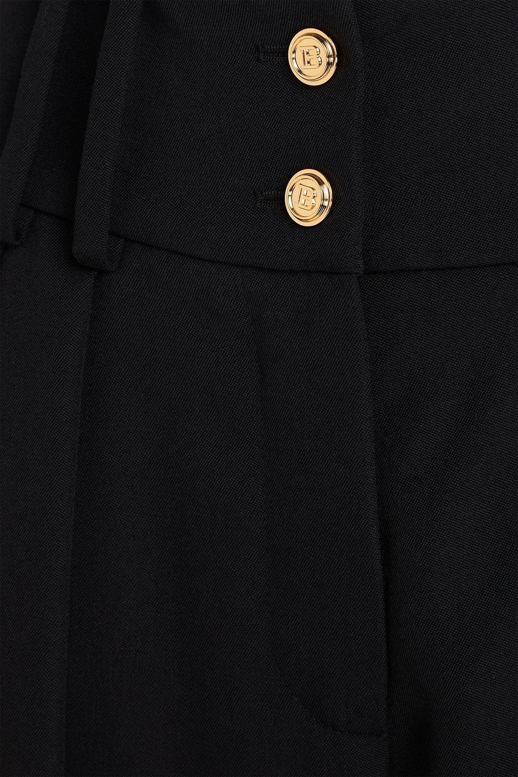 BALMAIN Wool wide-leg pants