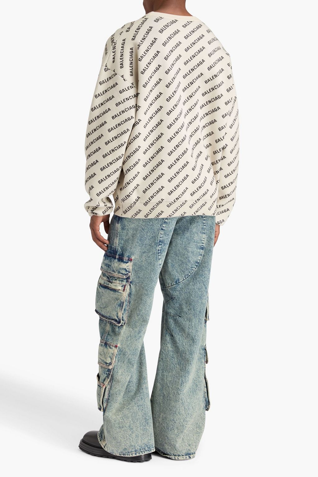 BALENCIAGA Jacquard-knit sweater