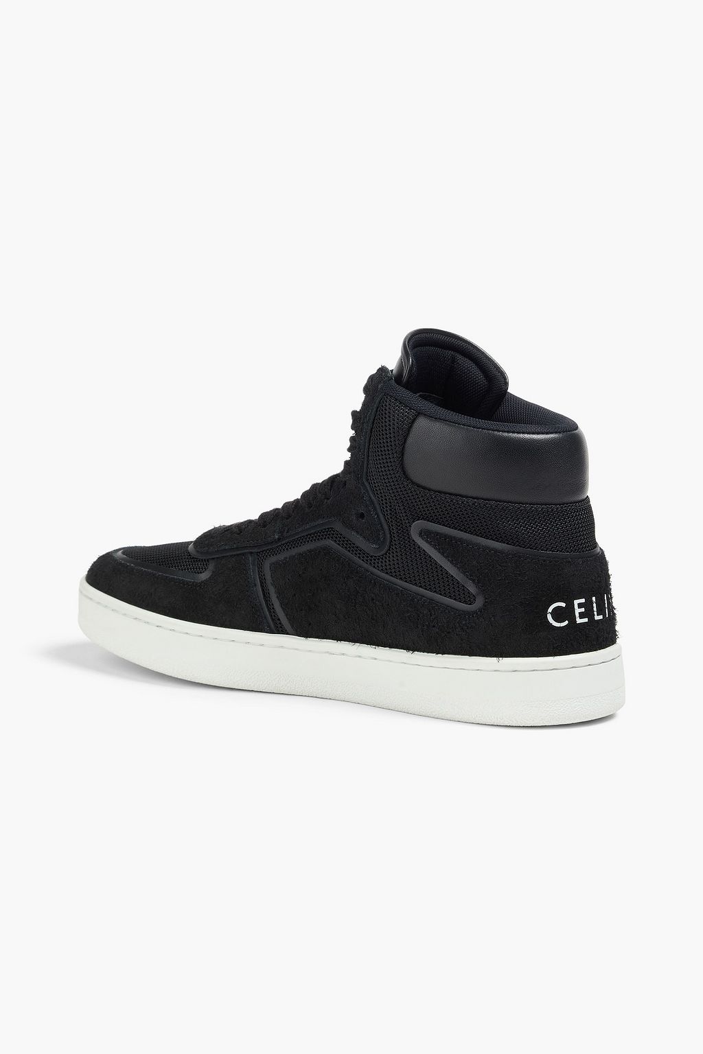 CELINE Z Trainer CT-01 mesh and suede high-top sneakers