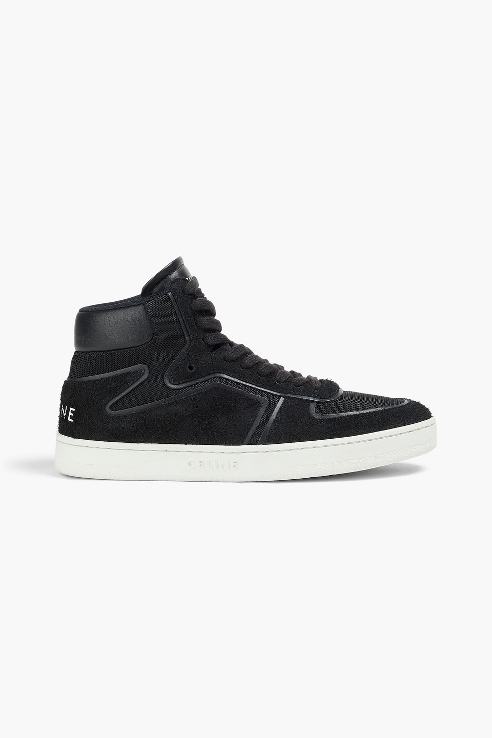 Celine Z Trainer Ct-01 Mesh And Suede High-top Trainers