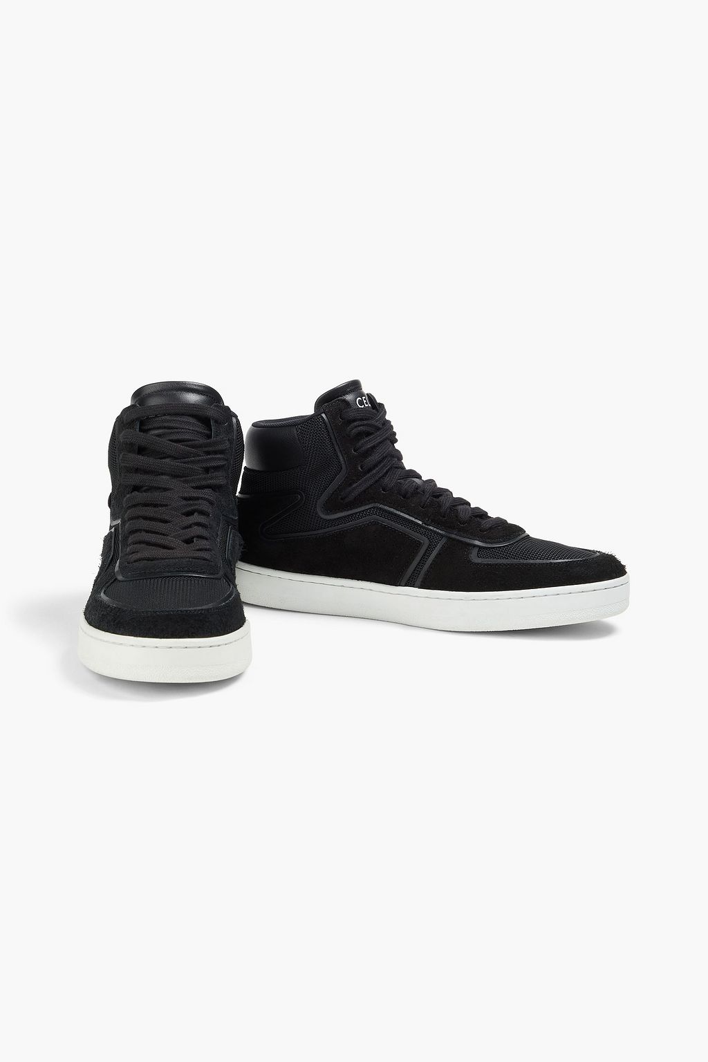 CELINE Z Trainer CT-01 mesh and suede high-top sneakers