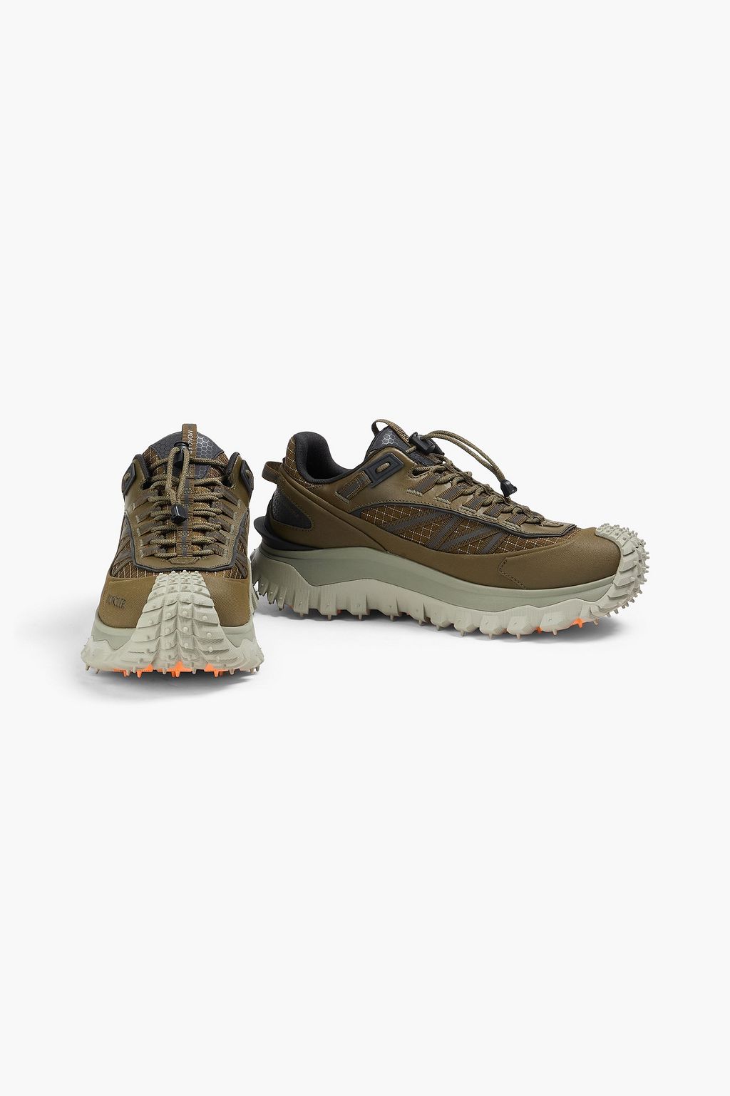 MONCLER Trailgrip GTX ripstop, coated-canvas and leather sneakers