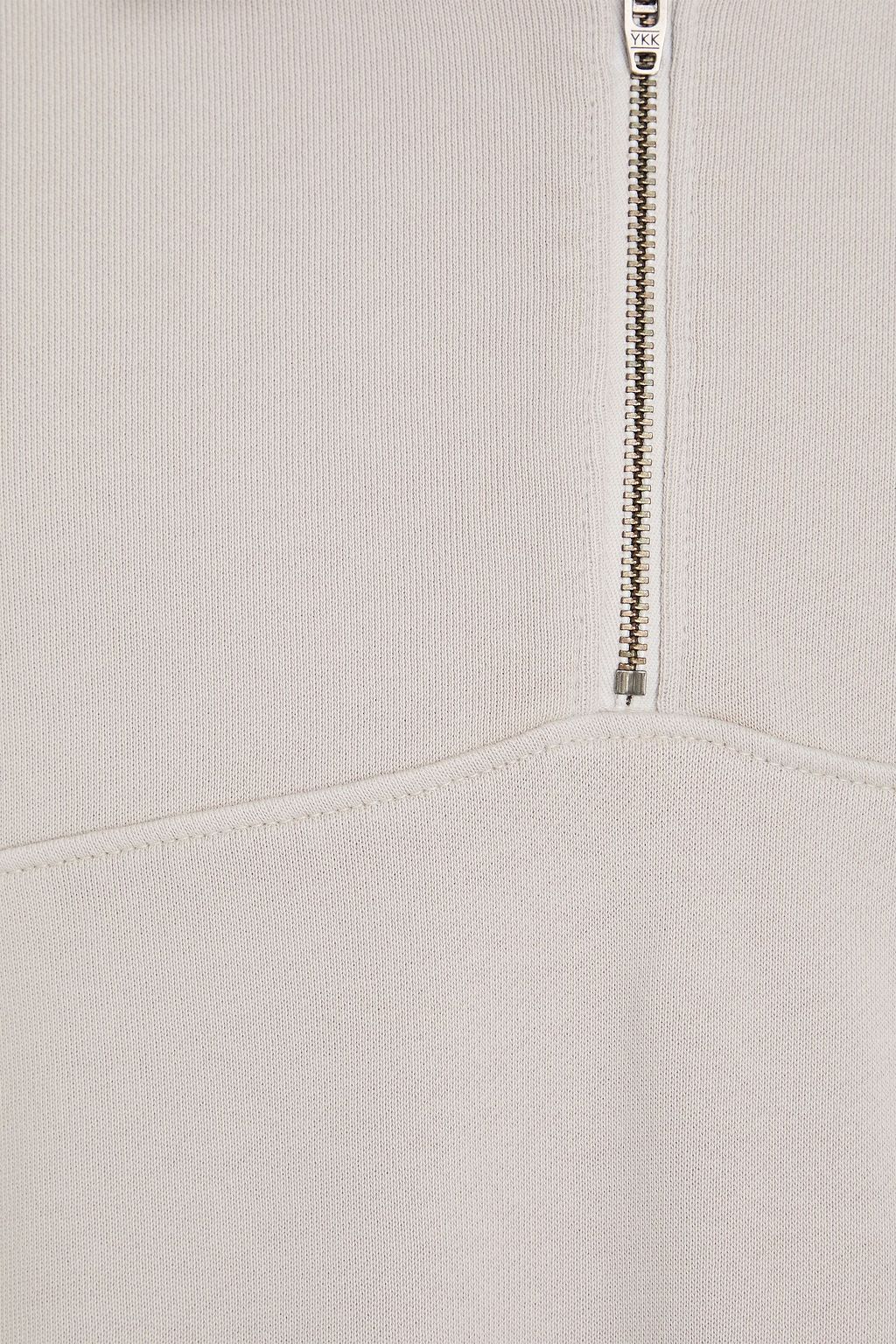 PAIGE French cotton-terry half-zip sweatshirt