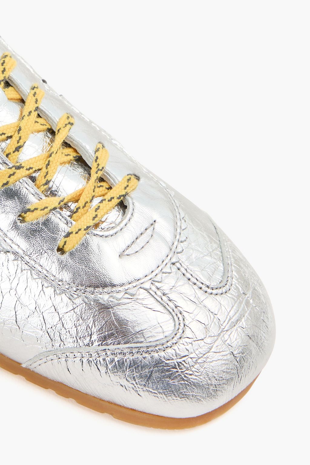 DRIES VAN NOTEN Sneakers aus Metallic-Leder