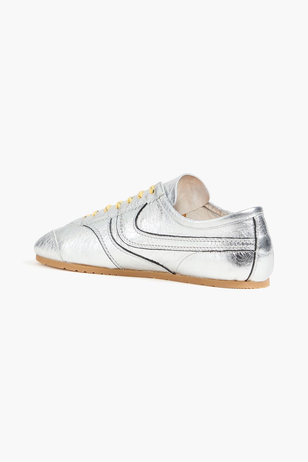 DRIES VAN NOTEN Sneakers aus Metallic-Leder