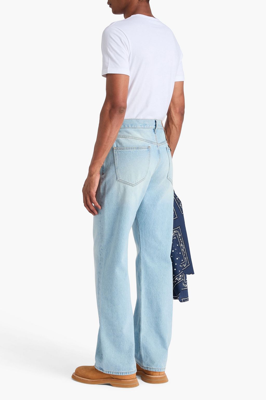 JACQUEMUS 페이디드 데님 진