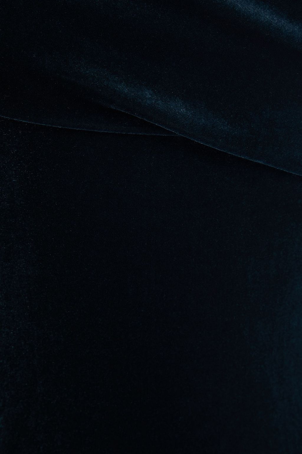 AGOLDE Bree one-shoulder stretch-velvet bodysuit