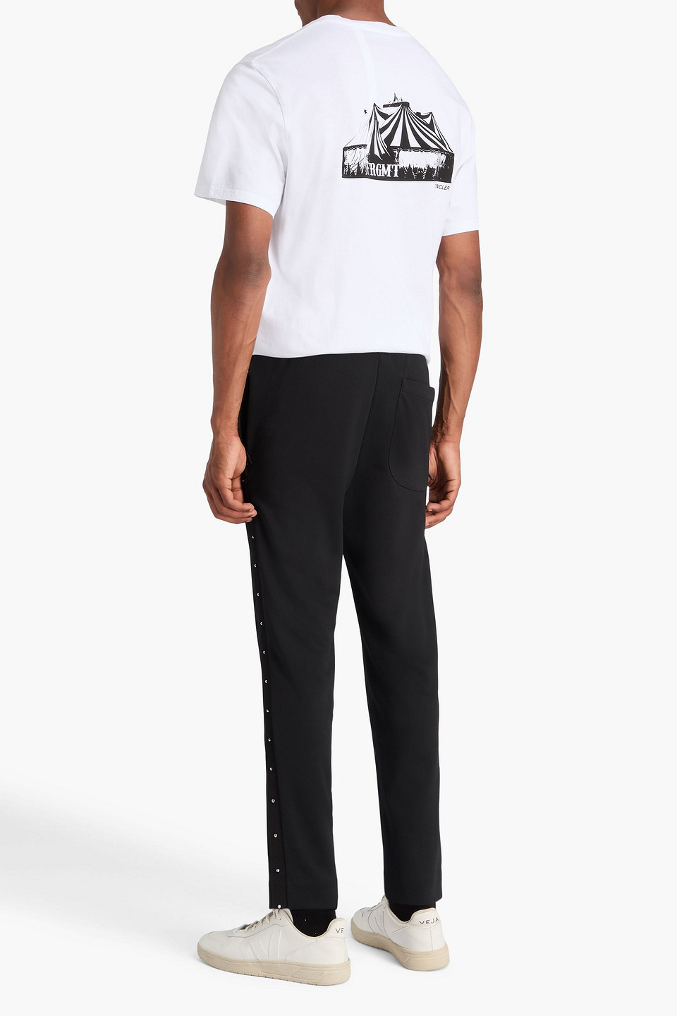  Moncler - Track Pants Aus Technischem Jersey - Schwarz - S 