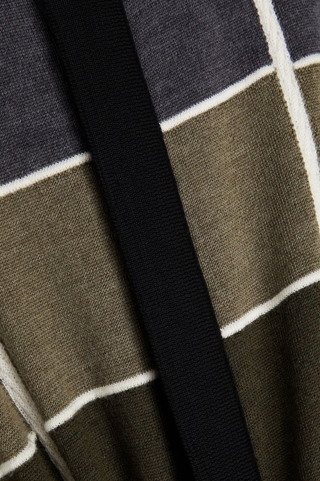 OFFICINE GÉNÉRALE ウールカーディガン チェック