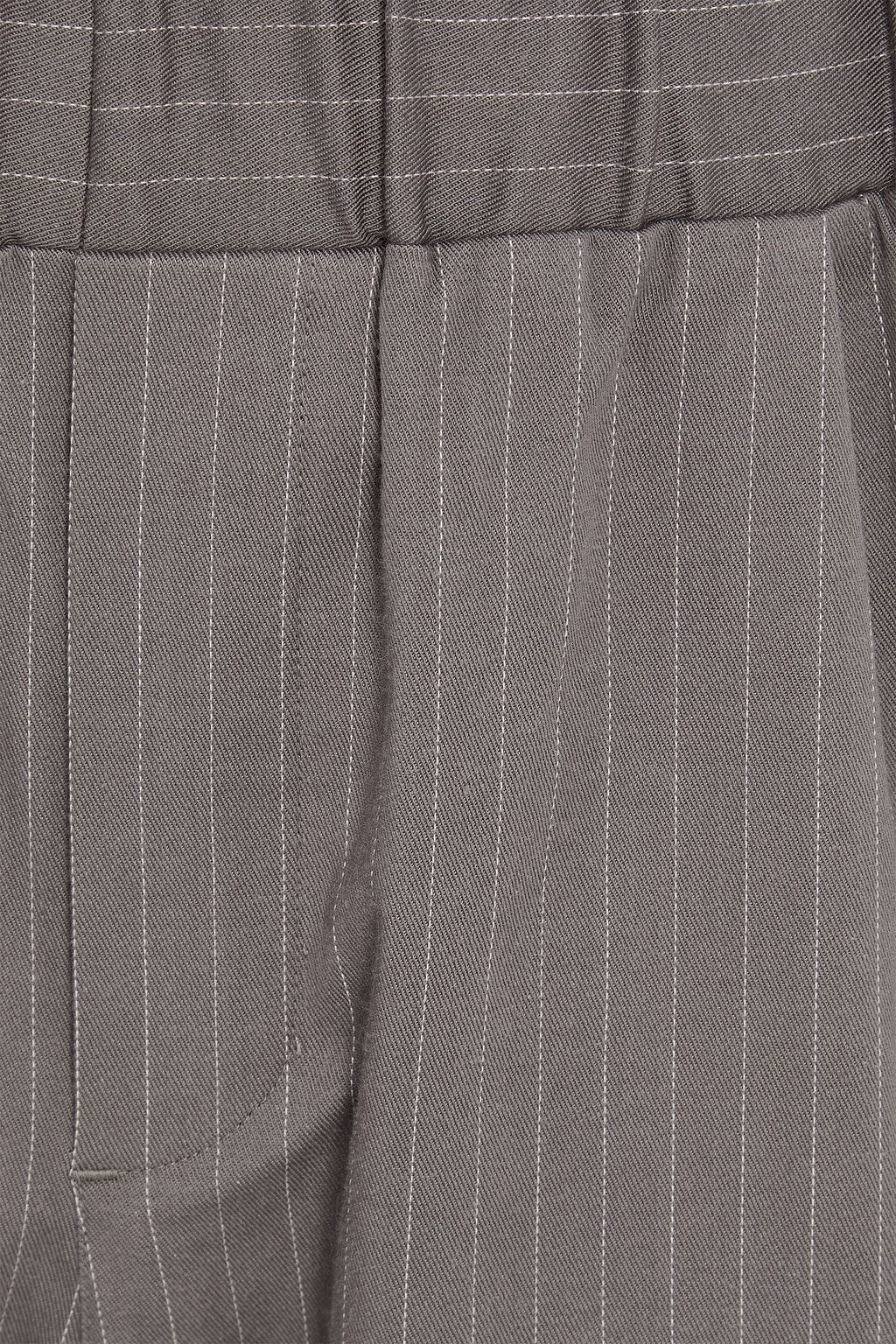 PAIGE Snider pinstriped twill pants