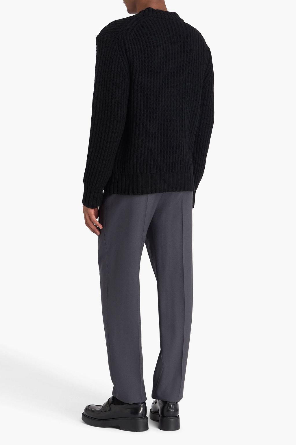 OFFICINE GÉNÉRALE リブ編みウール セーター