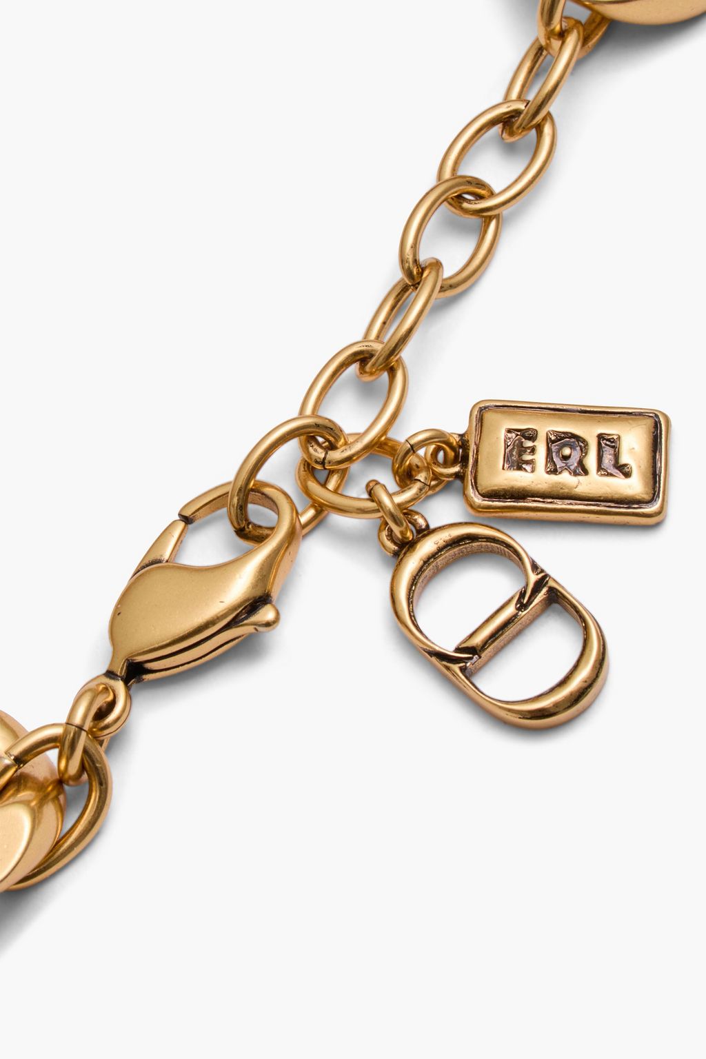DIOR + ERL gold-tone bracelet