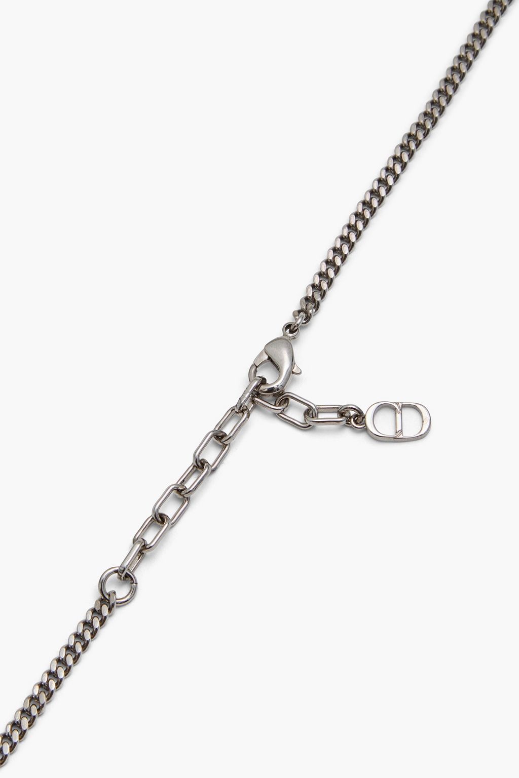 DIOR Silver-tone bead necklace