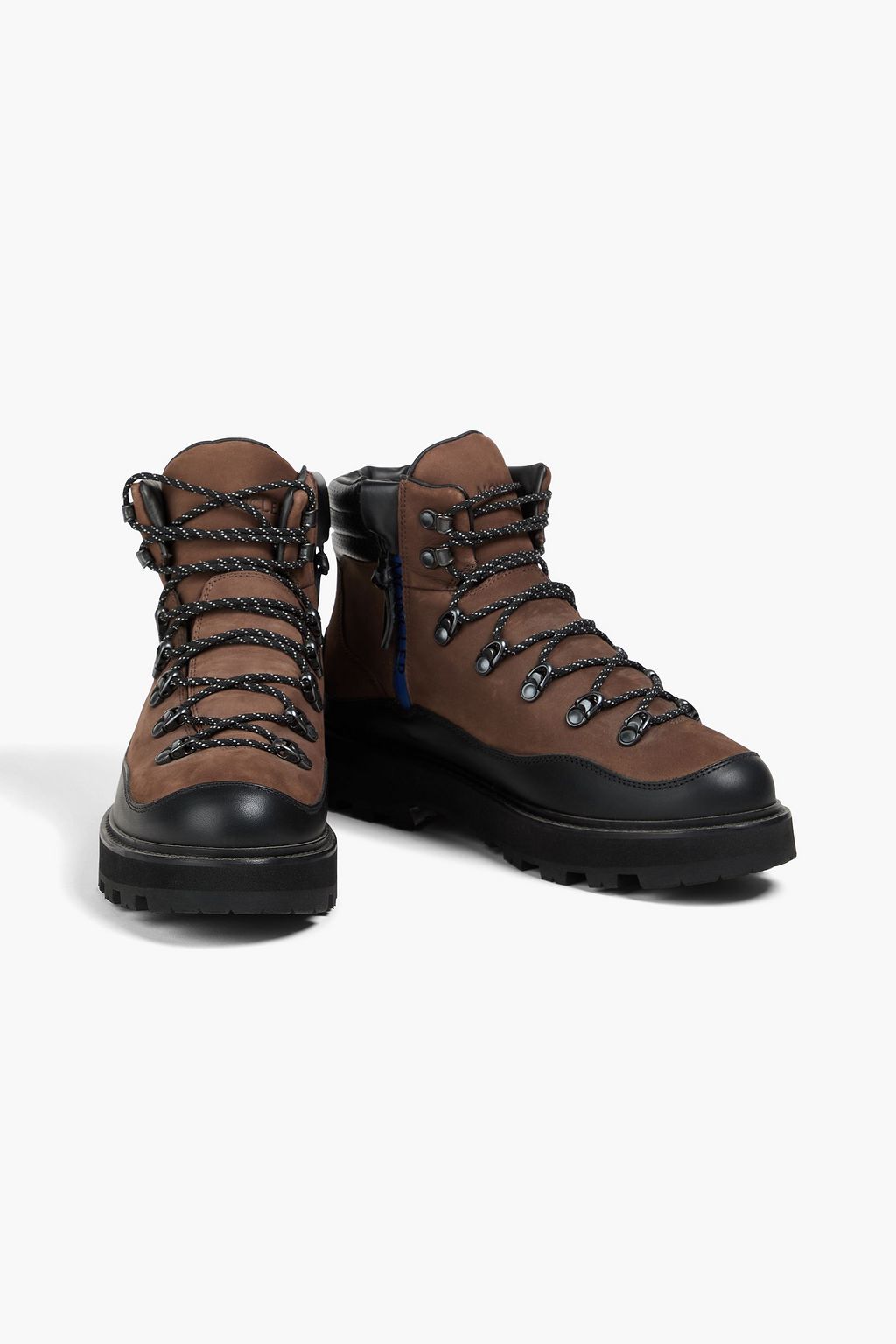 MONCLER Peka Trek nubuck and leather hiking boots