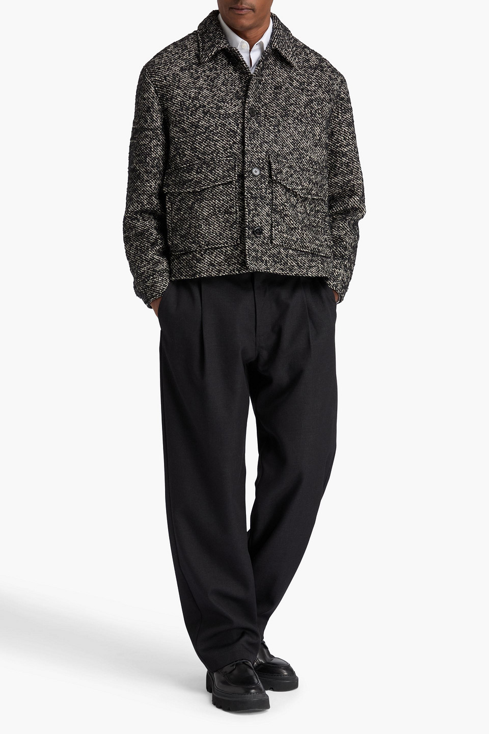  Frame - Tweed Jacket - Black - M 