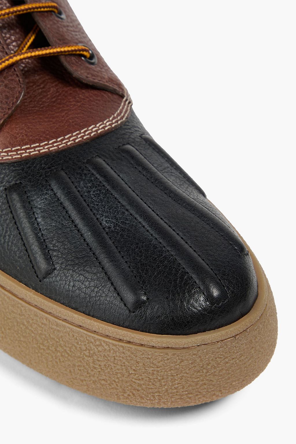 TOD'S X 8 MONCLER PALM ANGELS Pebbled-leather boots