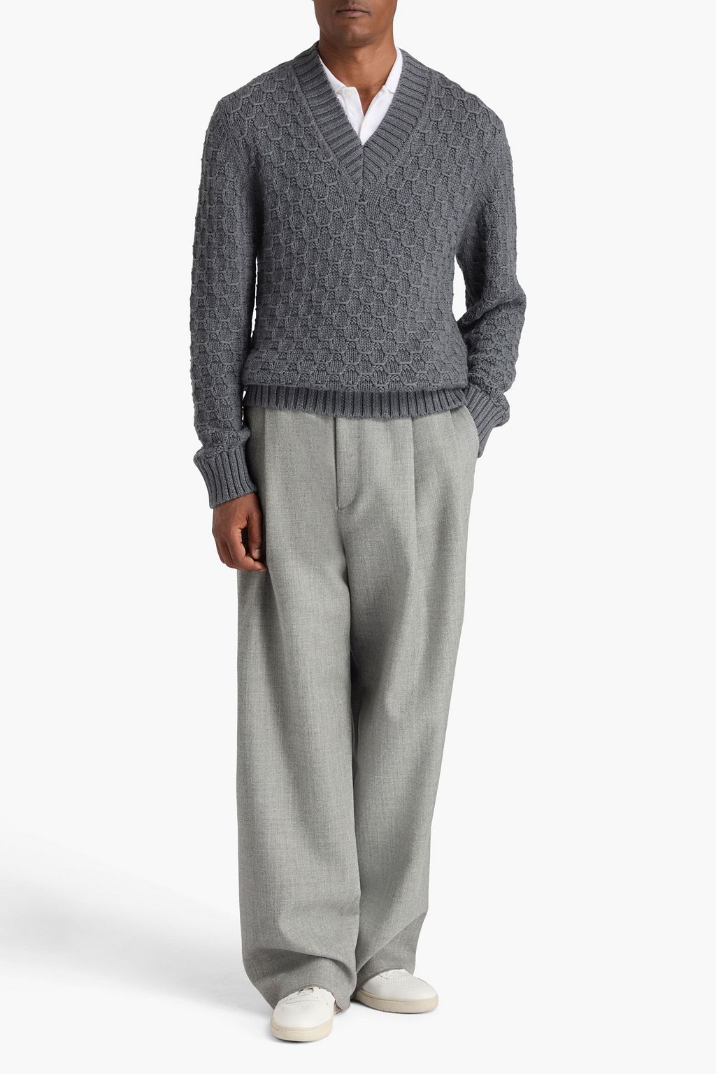 OFFICINE GÉNÉRALE Francis jacquard-knit wool sweater