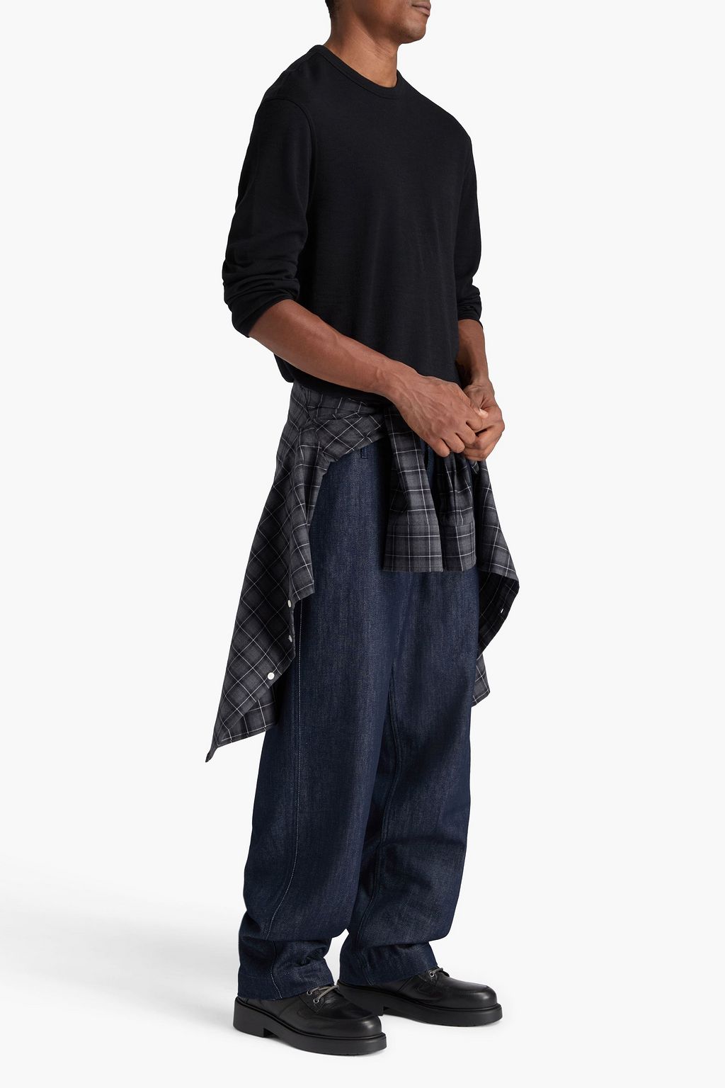 OFFICINE GÉNÉRALE ウール混ジャージー Tシャツ