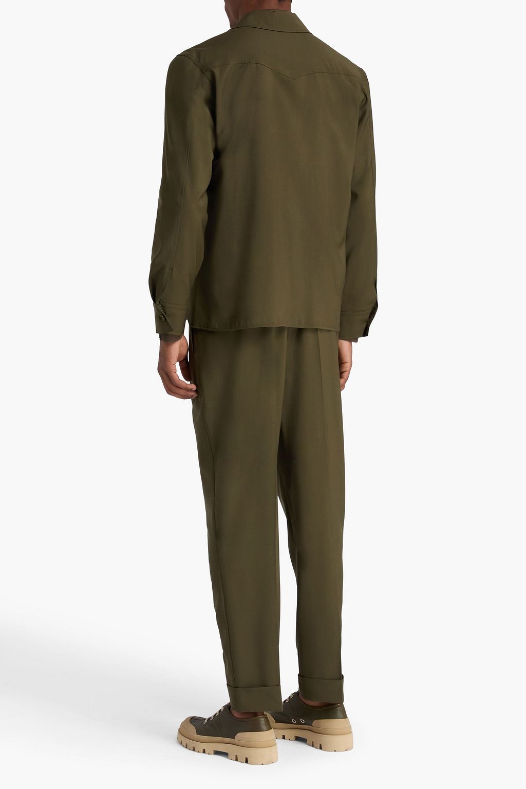 OFFICINE GÉNÉRALE Hendrick wool overshirt