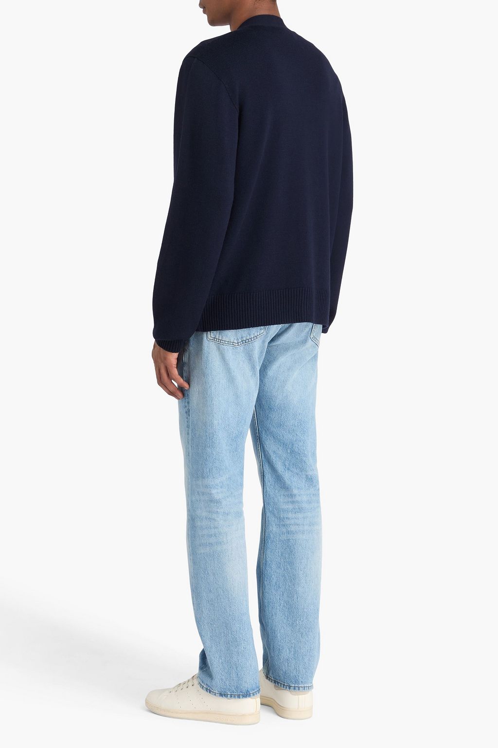 OFFICINE GÉNÉRALE Murray argyle merino wool cardigan