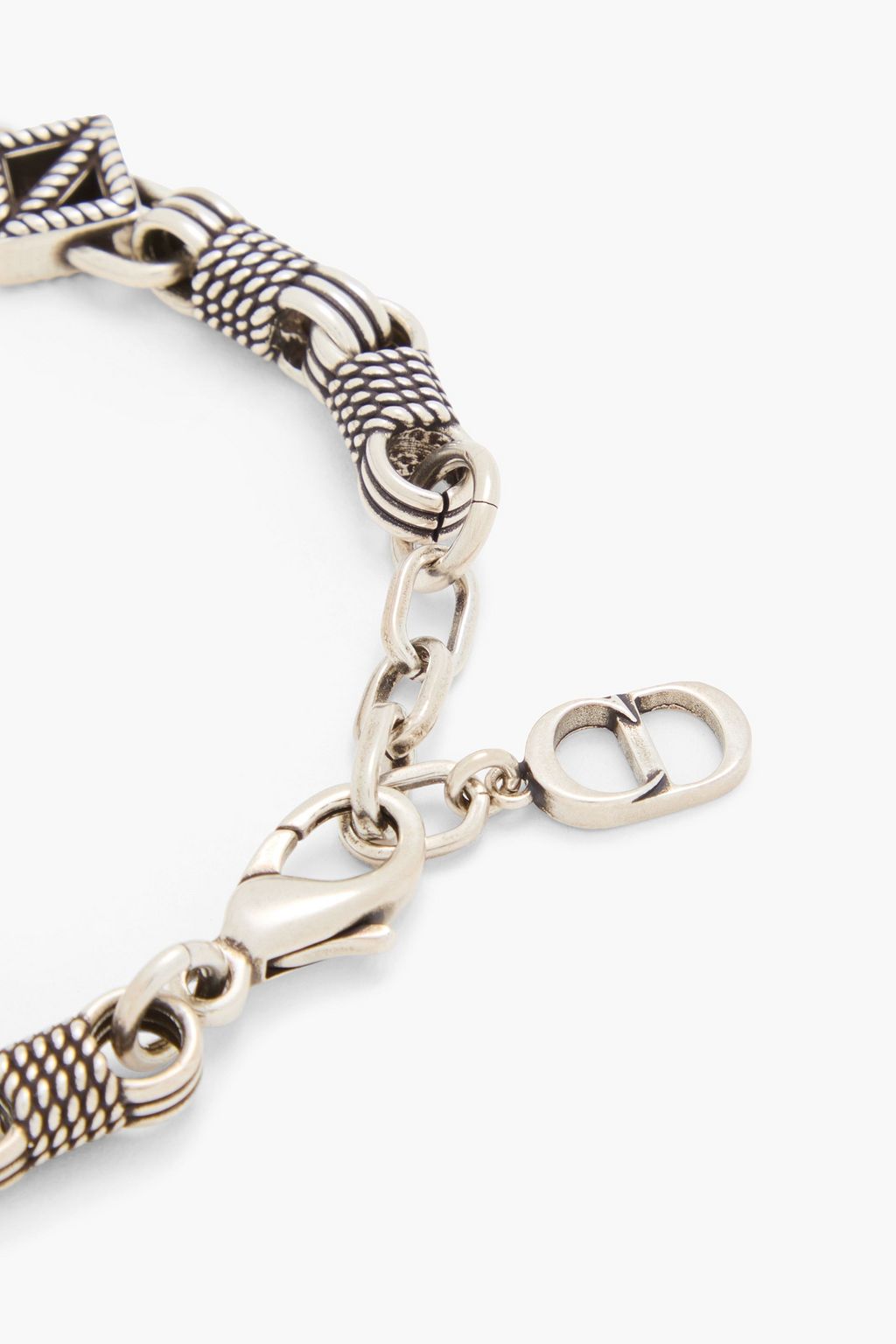 DIOR CD Diamond Buffalo silver-tone bracelet