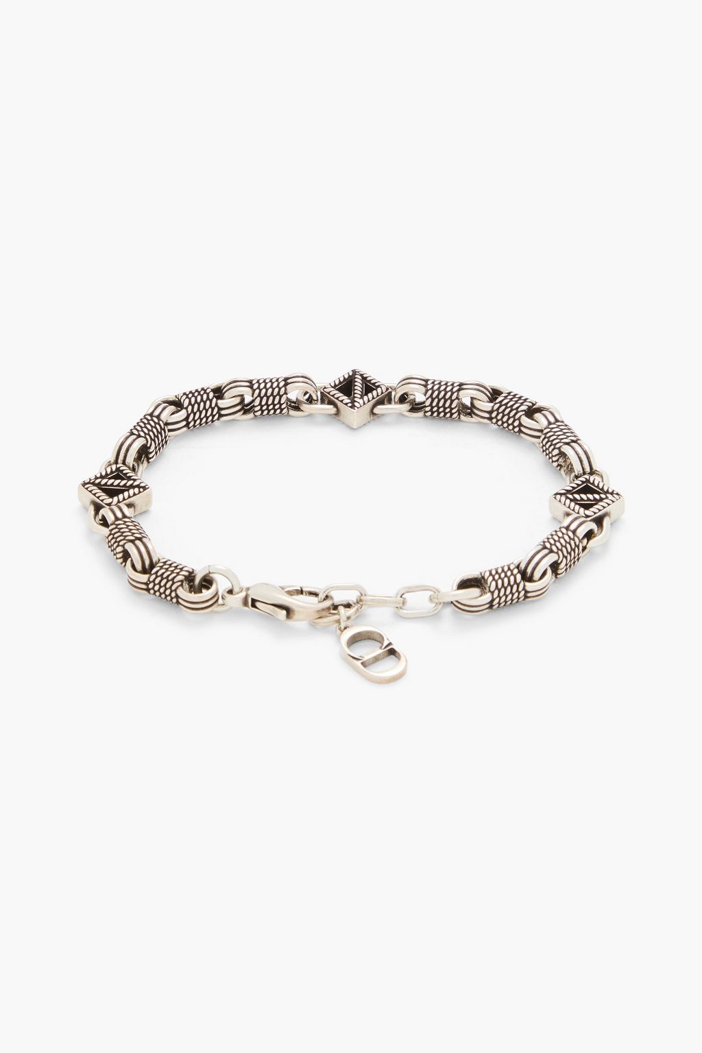 DIOR CD Diamond Buffalo silver-tone bracelet