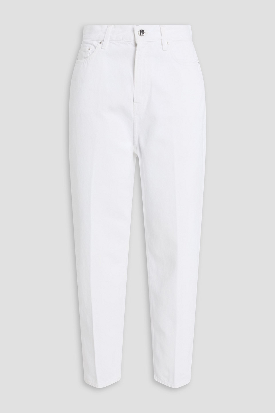 Totême Toteme Twisted Seam Denim Full Length In White