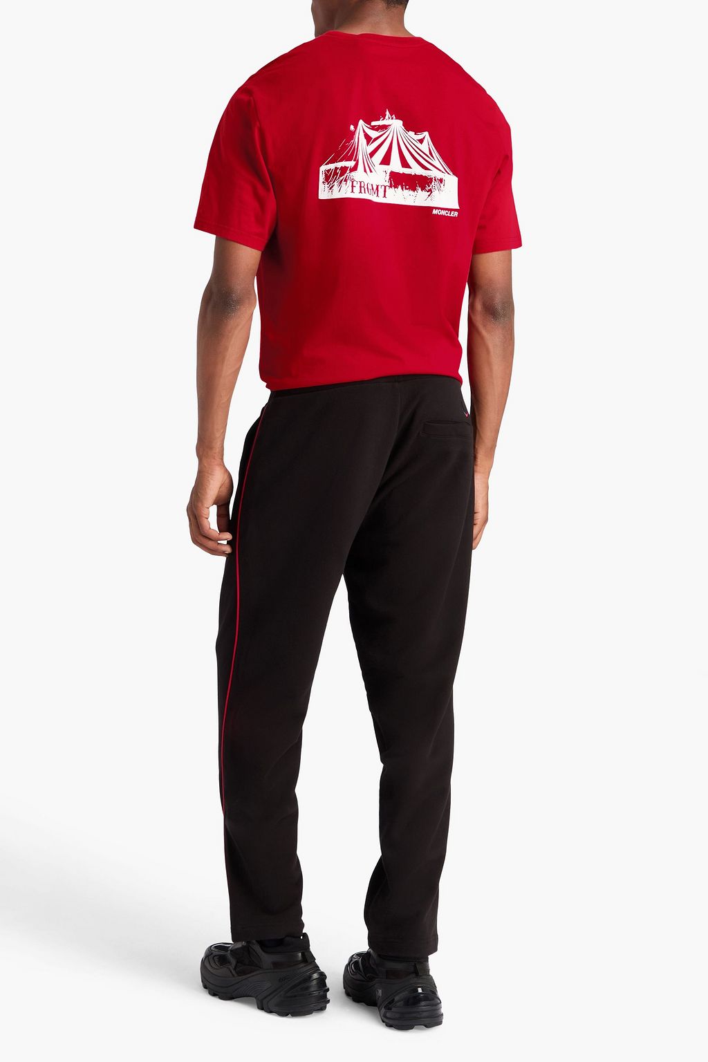 MONCLER X FRGMT BY HIROSHI FUJIWARA コットンジャージー Tシャツ プリント入り