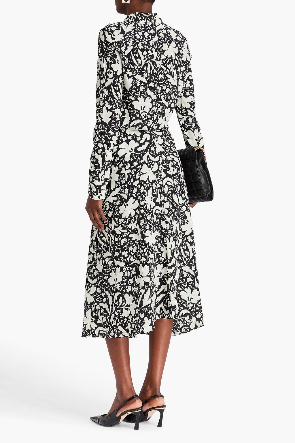 STELLA MCCARTNEY シルククレープデシン シャツ フローラルプリント