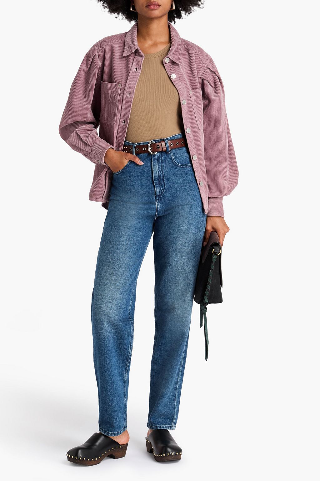 MARANT ÉTOILE コットン混コーデュロイ シャツ