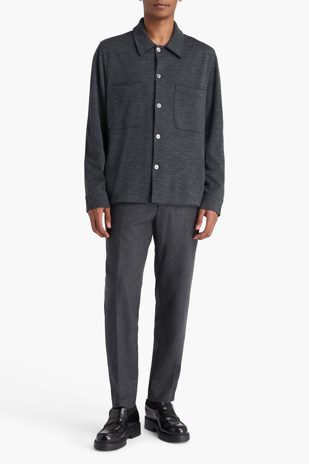 OFFICINE GÉNÉRALE Harrison jersey overshirt