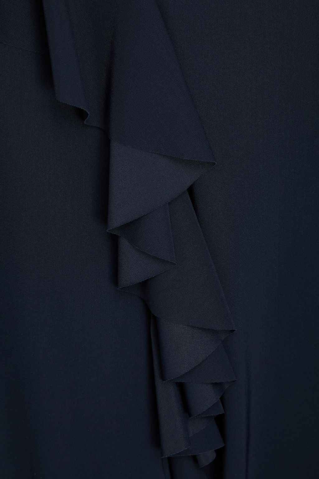HIGH Jumpsuit aus Stretch-Jersey mit Gürtel und Rüschen