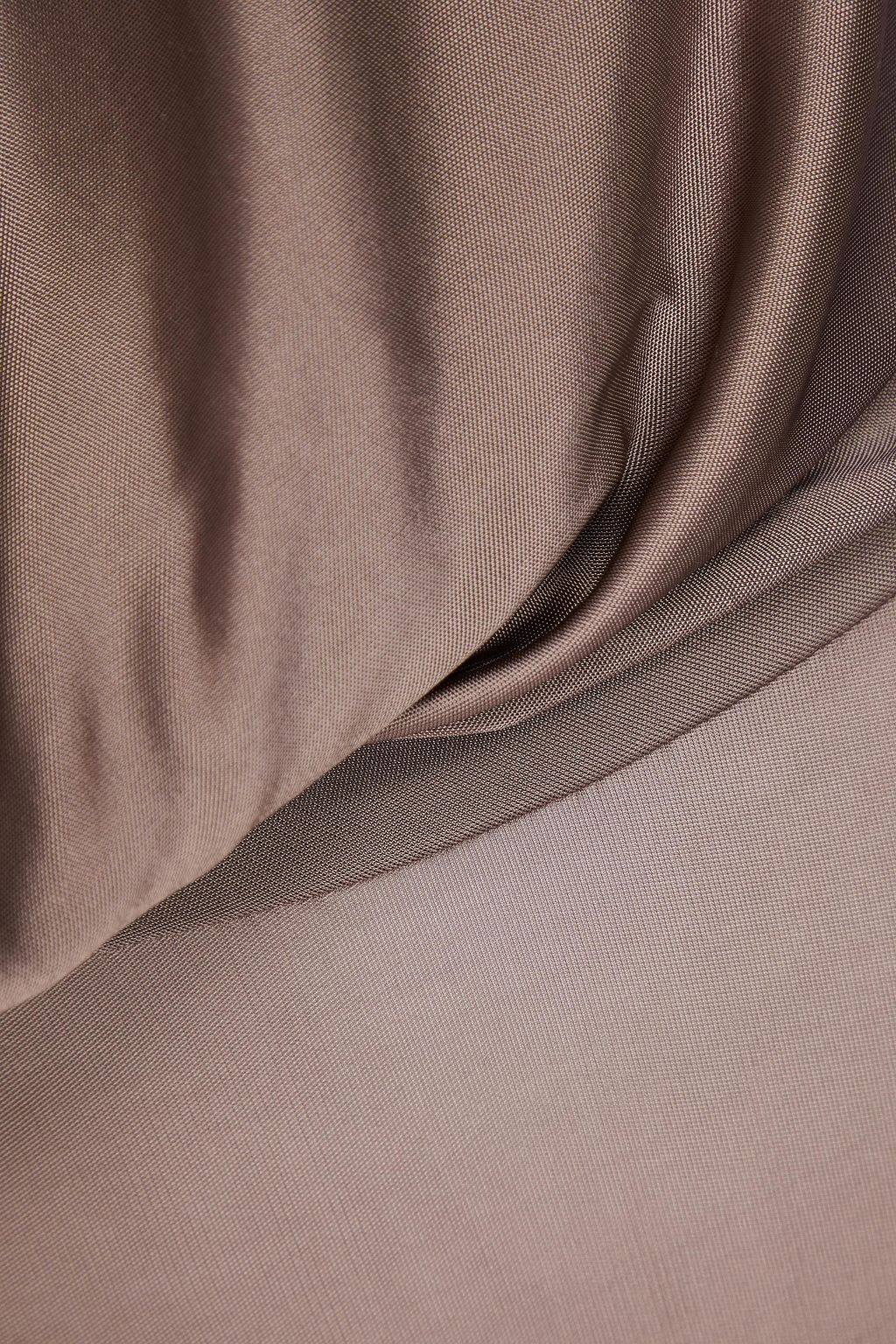 BLUMARINE Neckholder-Body aus Stretch-Jersey mit Drapierung