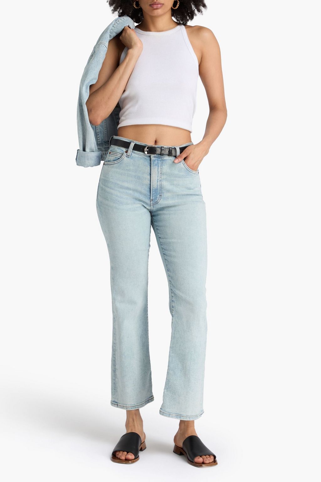 HAIKURE Formentera high-rise bootcut jeans