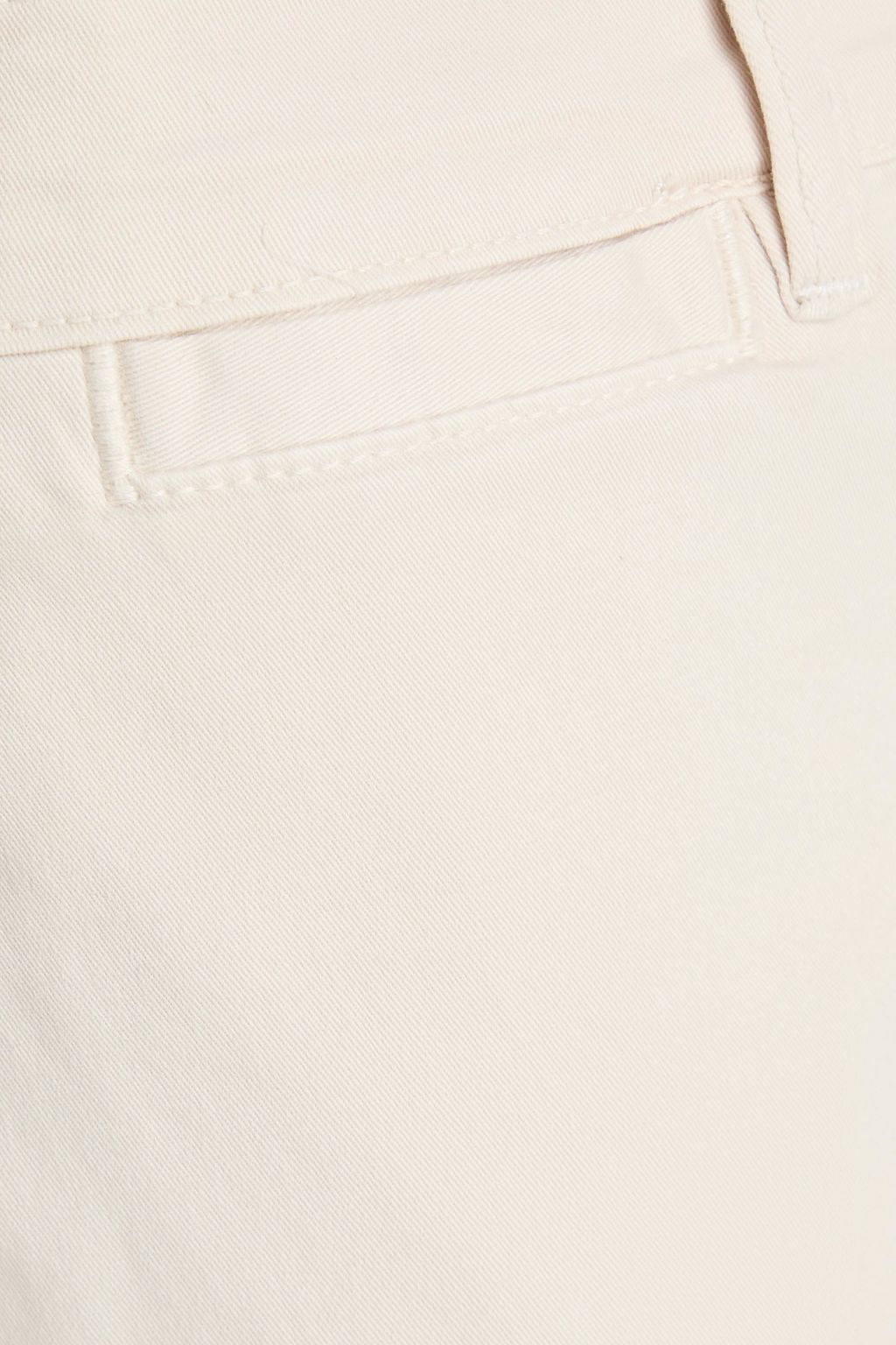 FRAME Hose „Le Pixie“ mit weitem Bein aus Twill aus Stretch-Baumwolle