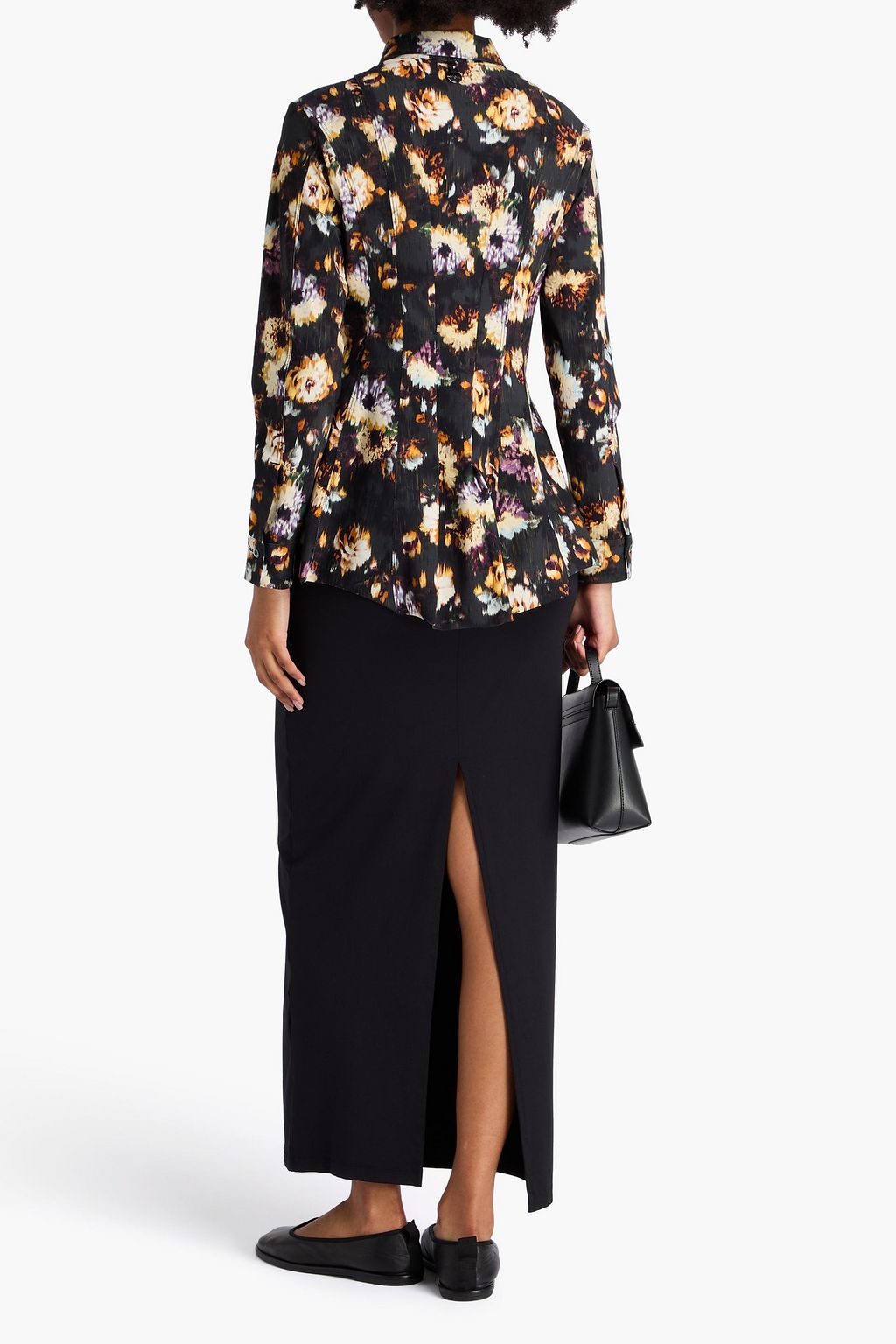 HIGH Floral-print stretch-jersey shirt
