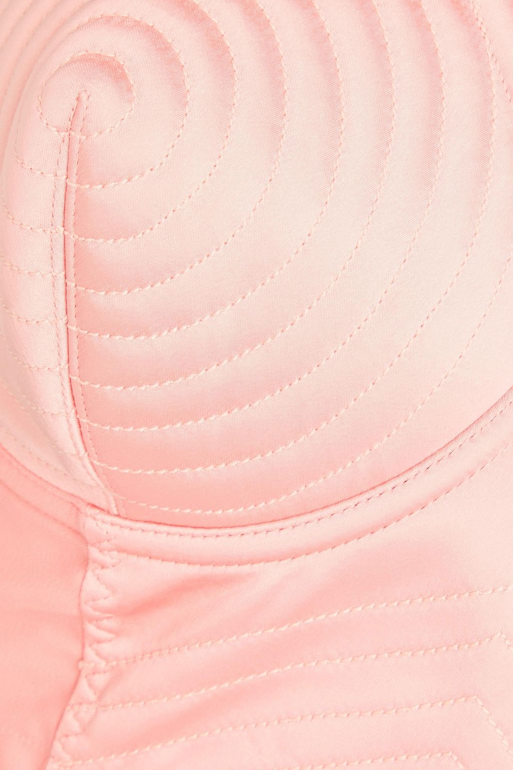 JEAN PAUL GAULTIER Cropped gestepptes Bustier-Oberteil aus Crêpe und Duchesse-Satin