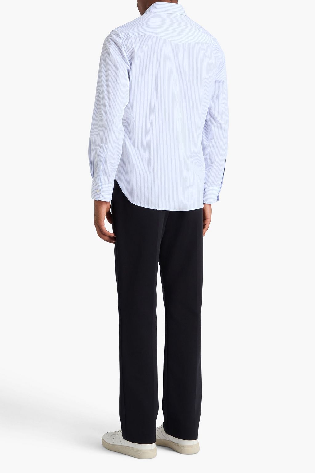 OFFICINE GÉNÉRALE Giacomo striped cotton-poplin shirt